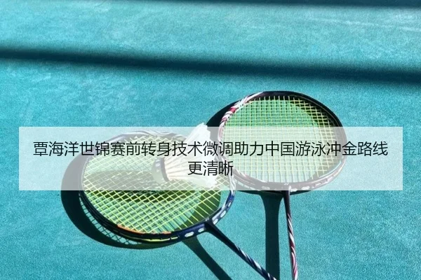覃海洋世锦赛前转身技术微调助力中国游泳冲金路线更清晰